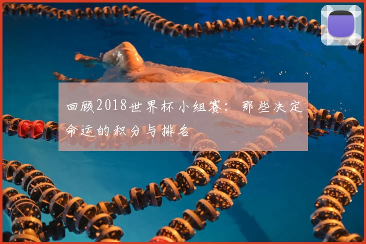 回顾2018世界杯小组赛:那些决定命运的积分与排名