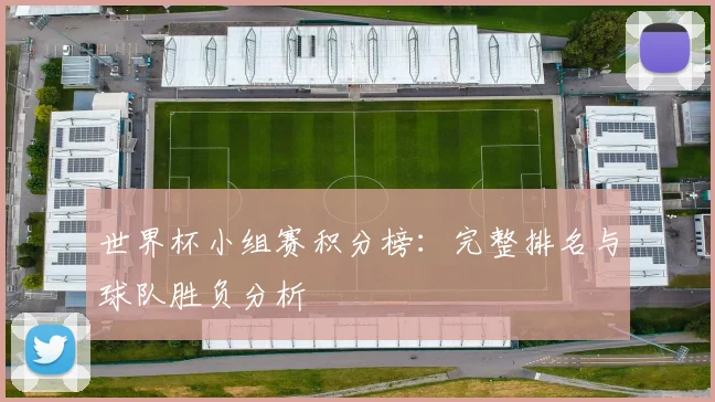 世界杯小组赛积分榜：完整排名与球队胜负分析